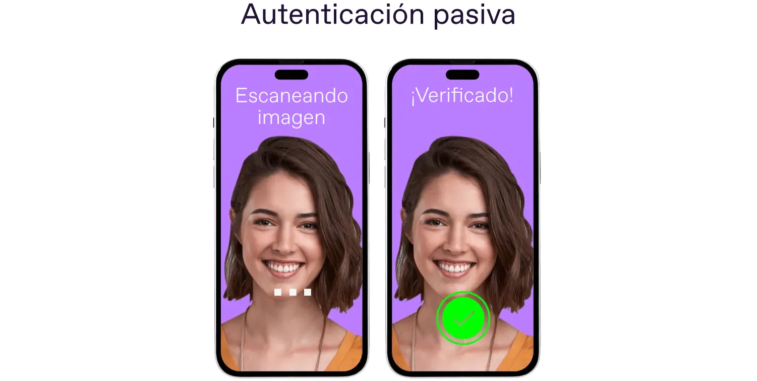 Autenticación pasiva con prueba de vida